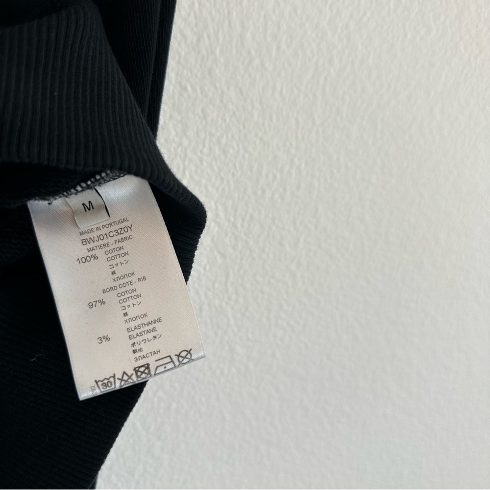 Givenchy Black Distressed Hoodie with Front Pocket - Picture 4 of 5